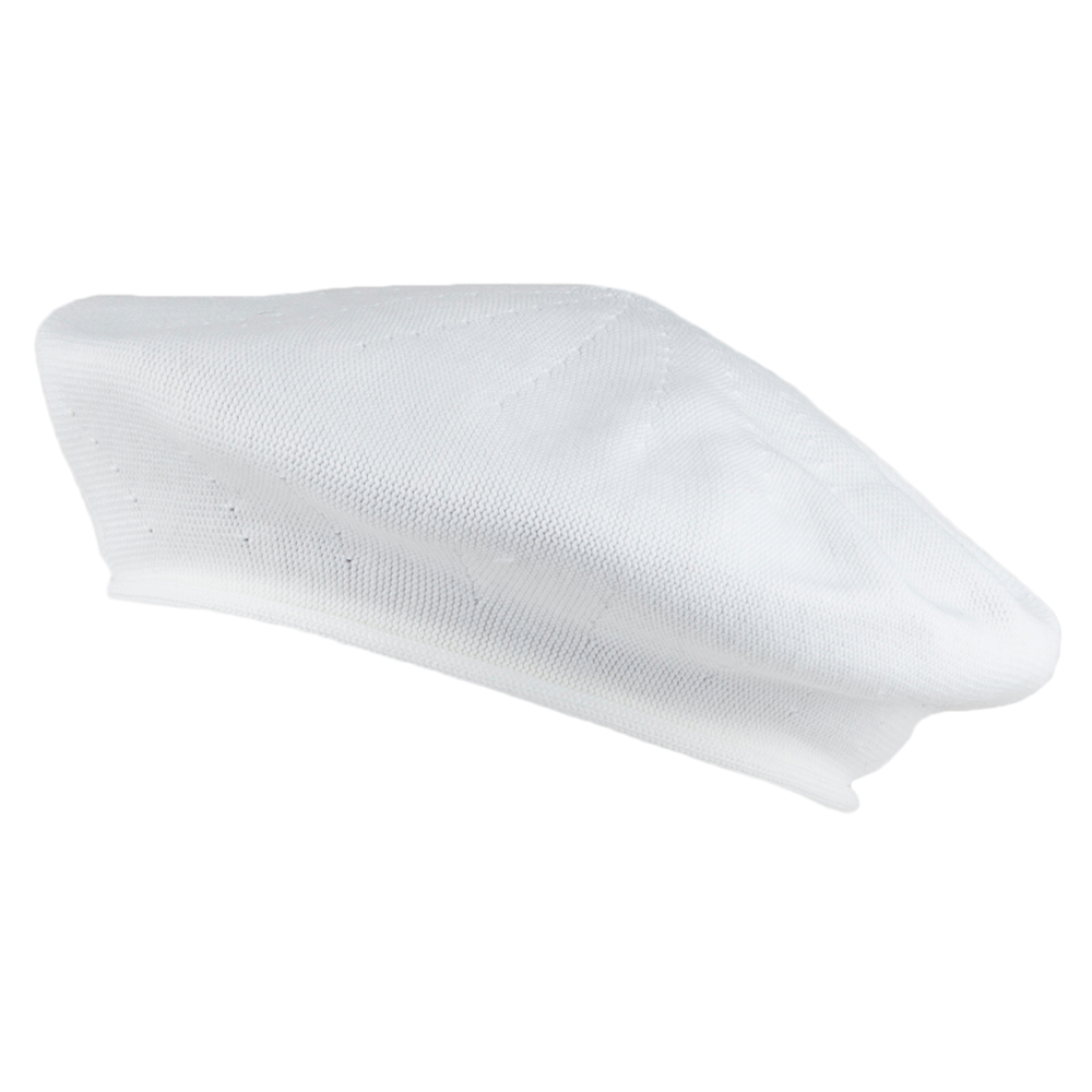 beret lacoste blanc